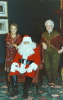 Ann and Glen and Santa early 1990 s