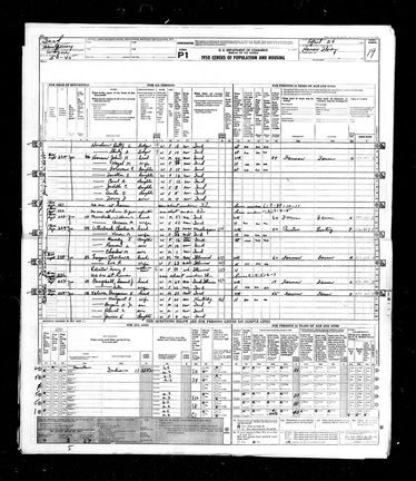 1950 Census - John H Houser
