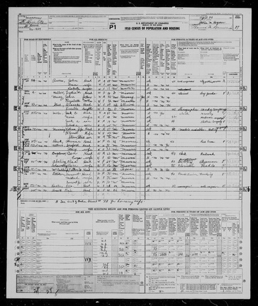 1950 Census - Ben Bogdanov