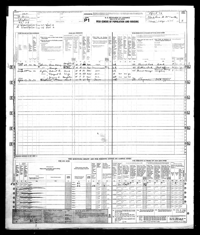 1950 Census - Robert A Lytle.jpeg